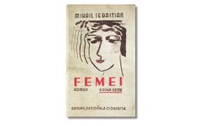 Coperta ediției a doua a romanului „Femei” de Mihail Sebastian, Editura Naționala Ciornei, 1933