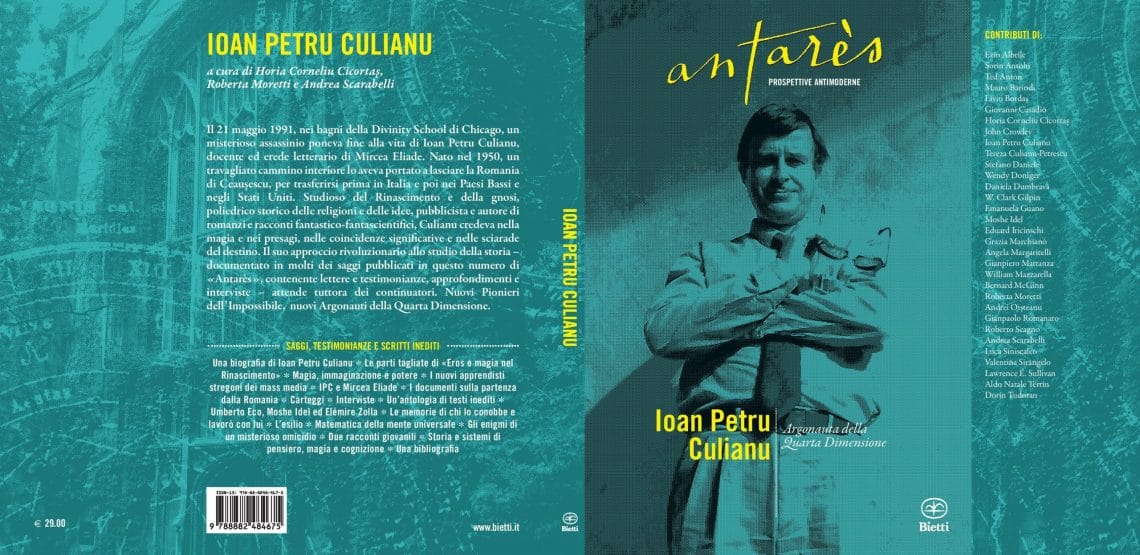Coperta revistei Antares, număr dedicat lui Ioan Petru Culianu