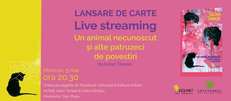 Reach content for Google search „iulian tanase!”, „vellant”, „lansare de carte”, „un animal necunoscut”