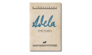 Ediția princeps din 1933 a romanului „Adela” de G. Ibrăileanu
