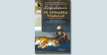 Coperta romanului „Pe spinarea tigrului” de Zülfü Livaneli (Humanitas Fiction, 2026)