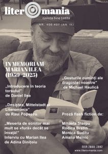 Număr Literomania dedicat scriitorului Marian Ilea