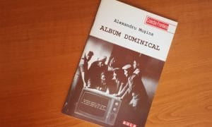 Coperta volu,ului „Album duminical” de Alexandru Mușina (Aula, 2008)