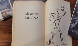 Ilustrație de Tudor Jebeleanu la volumul „Cinci”
