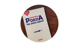 Coperta volumului „Poezia: teze, ipoteze, explorări” de Alexandru Mușina